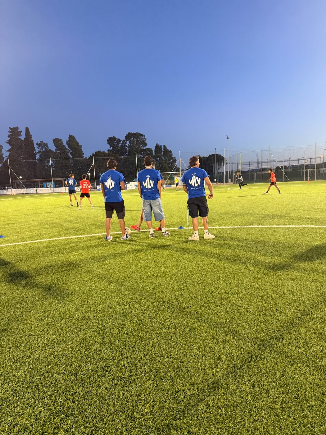 Staff WLV a bordo campo di giorno